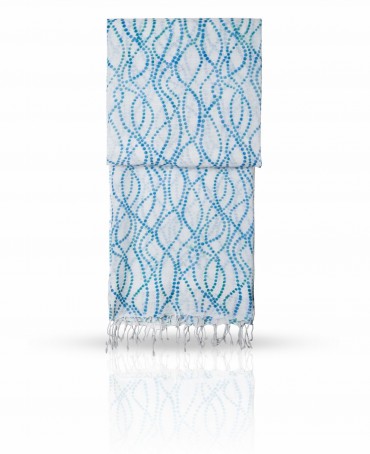 Палантин Унисекс ZW-PEARLS/BLUE